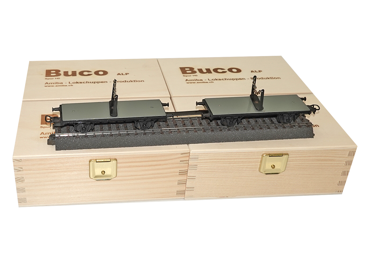Buco H0 10422 Langholzwagen AC 