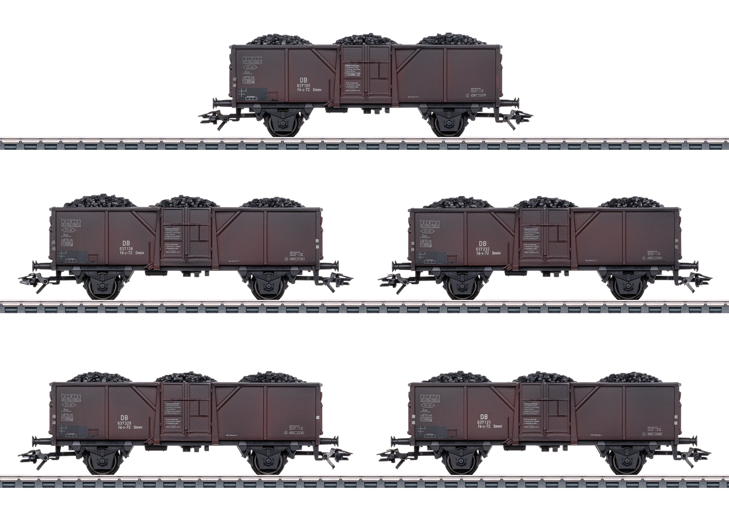 Märklin 44311 DB Güterwagen-Set 5-tlg.  Märklin 44311 DB Güterwagen-Set 5-tlg.