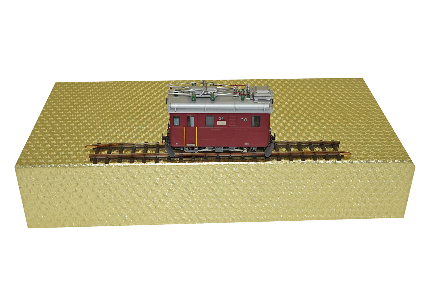 Ferro-Suisse 24 FO E-Lokomotive HGe 2/2 Nr. 24 braun