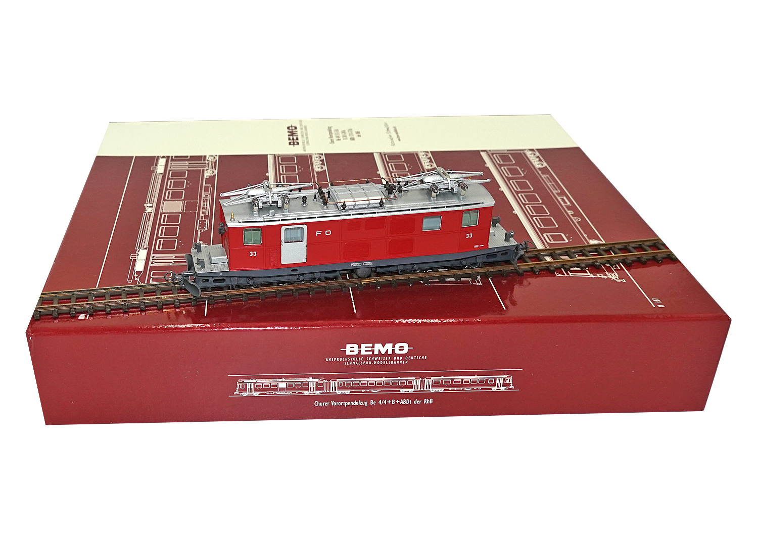 Bemo 1261223 FO Zahnradlok Oldtimer HGe 4/4 I 33 