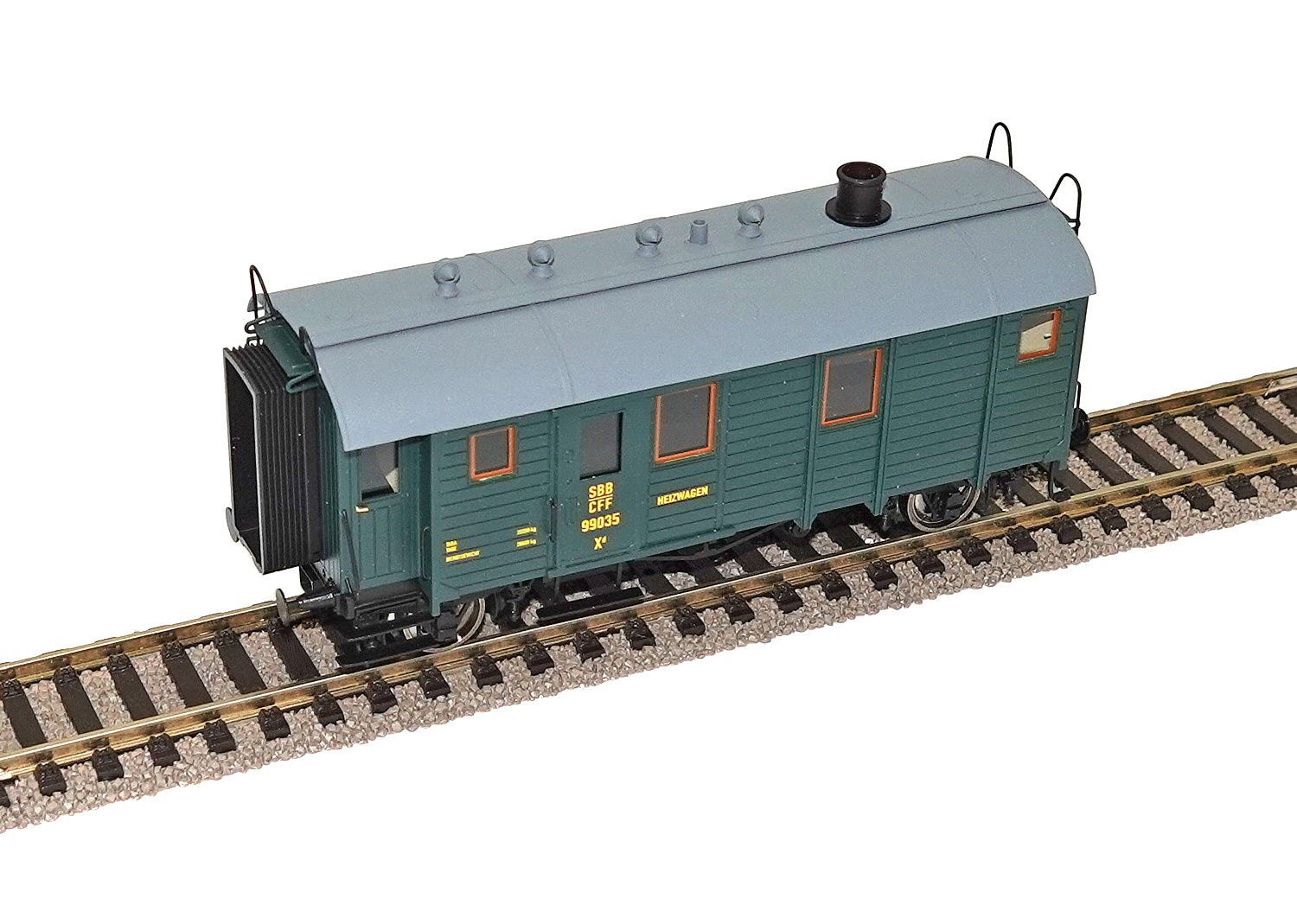 Born 6060.1-F SBB Dampfheizwagen Xd 99035 EP II DC