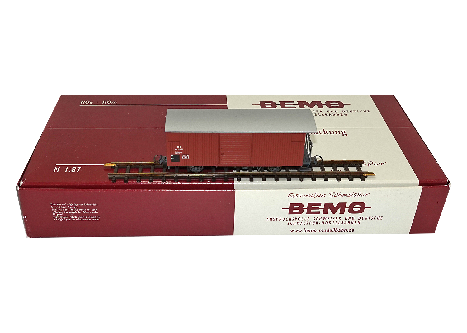 Bemo 2293120 RhB gedeckter Güterwagen Gbk-v 5560 