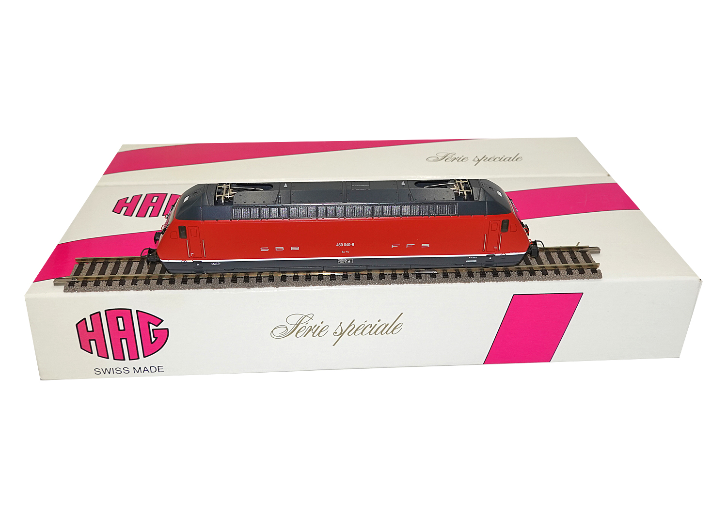 Hag 28240-31 SBB Lokomotive Re 460 rot DC 