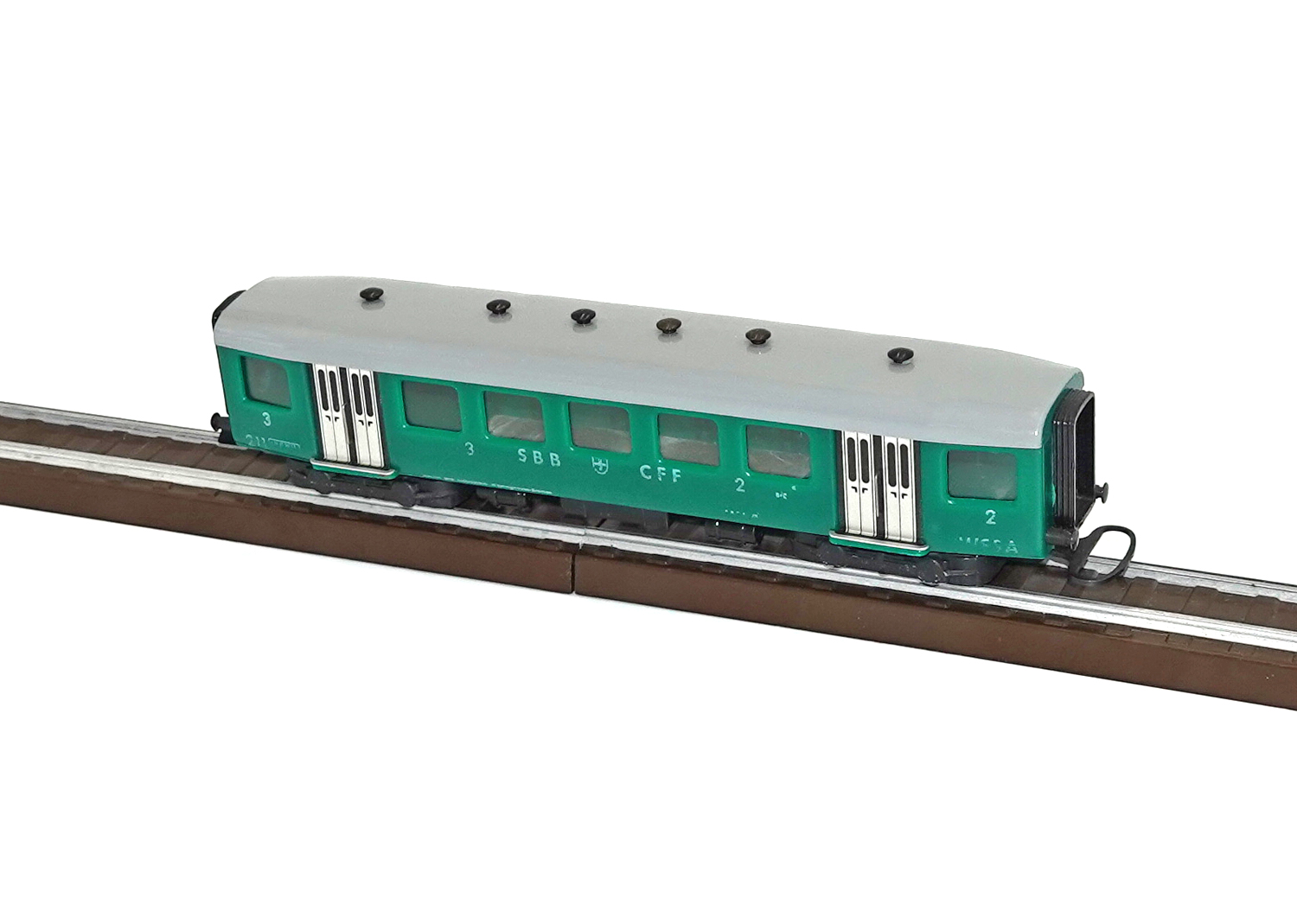 Wesa 211 SBB Personenwagen 2/3 Klasse grün
