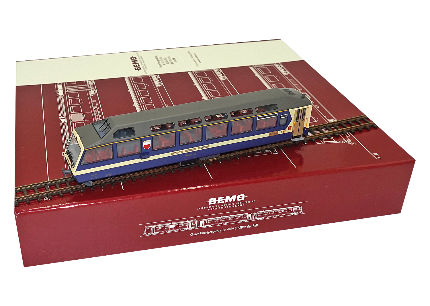 Bemo 3297306 MOB Superpanoramic Express Steuerwagen Ast 116 