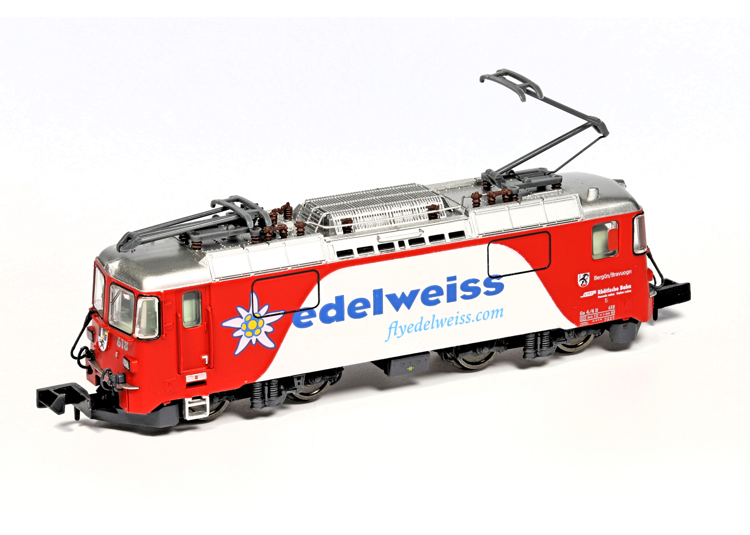 MDS 60013 RhB-Elok Ge4/4II 618 Bergün Edelweiss DC  MDS 60013 RhB-Elok Ge4/4II 618 Bergün Edelweiss DC