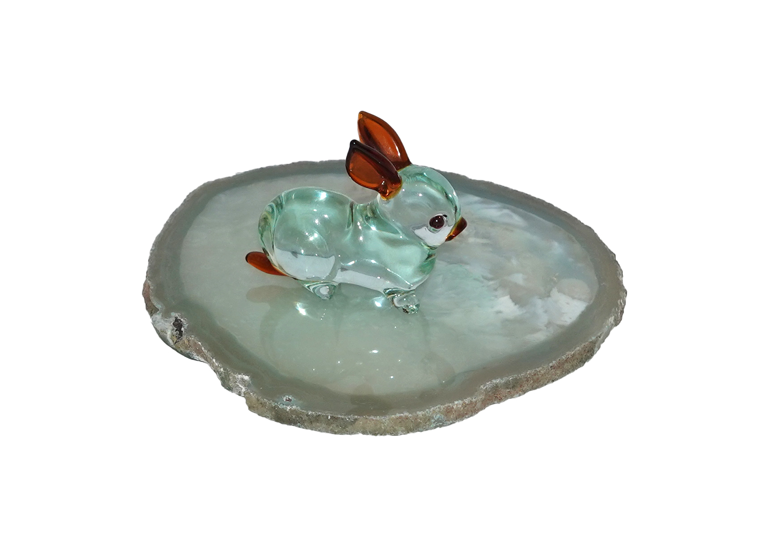 Müller-Schmoss Glastier Hase Lauscha Glas Müller-Schmoss Glastier Hase Lauscha Glas