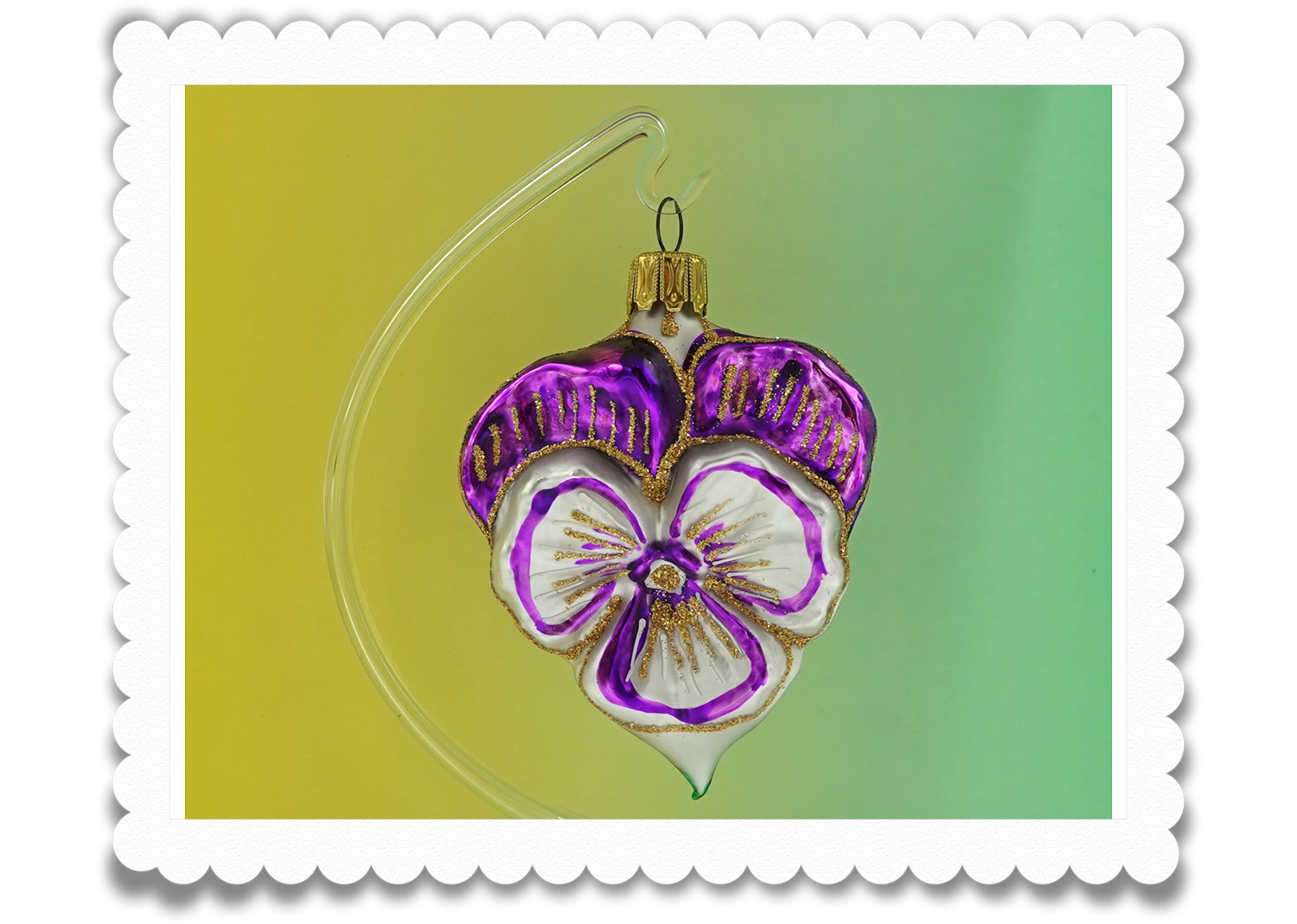 Christbaumschuck Stiefmütterchen lila Christbaumschuck Stiefmütterchen lila