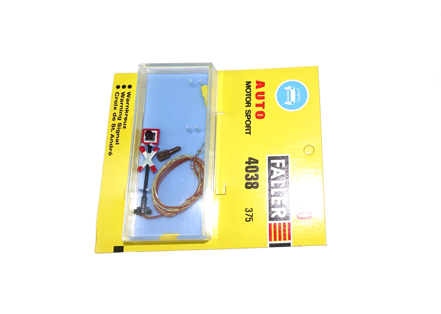 Faller 4038 AMS Warnkreuz rot  Faller 4038 AMS Warnkreuz rot