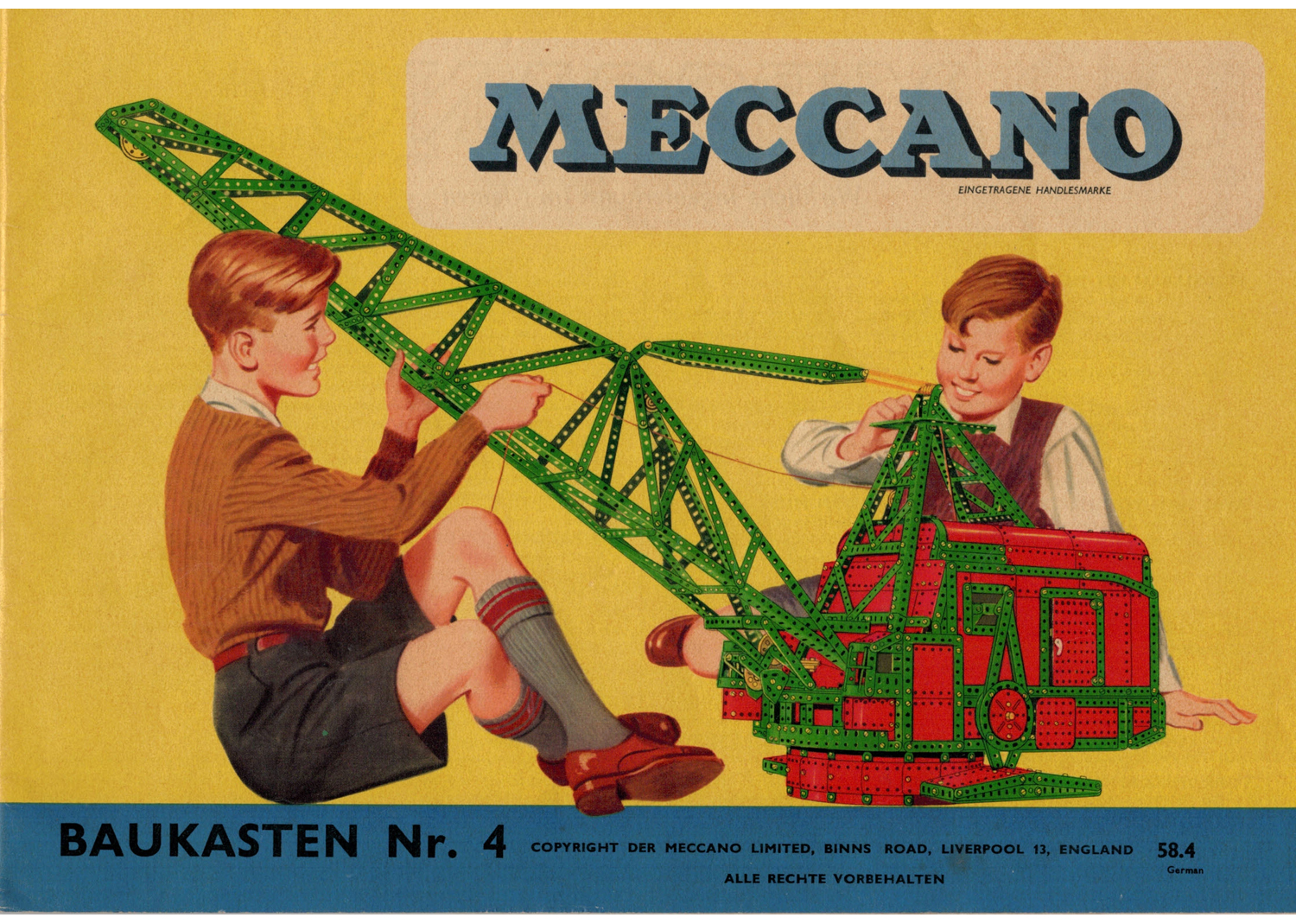Meccano Metallbaukasten 4