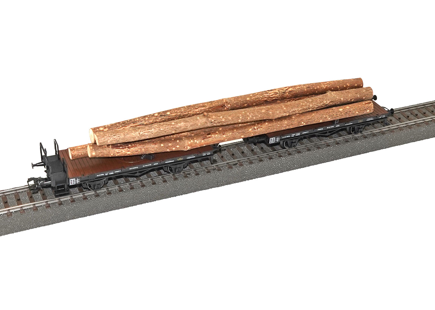 Märklin 48841 K.W.St.E. Drehschemel Wagenpaar mit Holzladung  Märklin 48841 K.W.St.E. Drehschemel Wagenpaar mit Holzladung