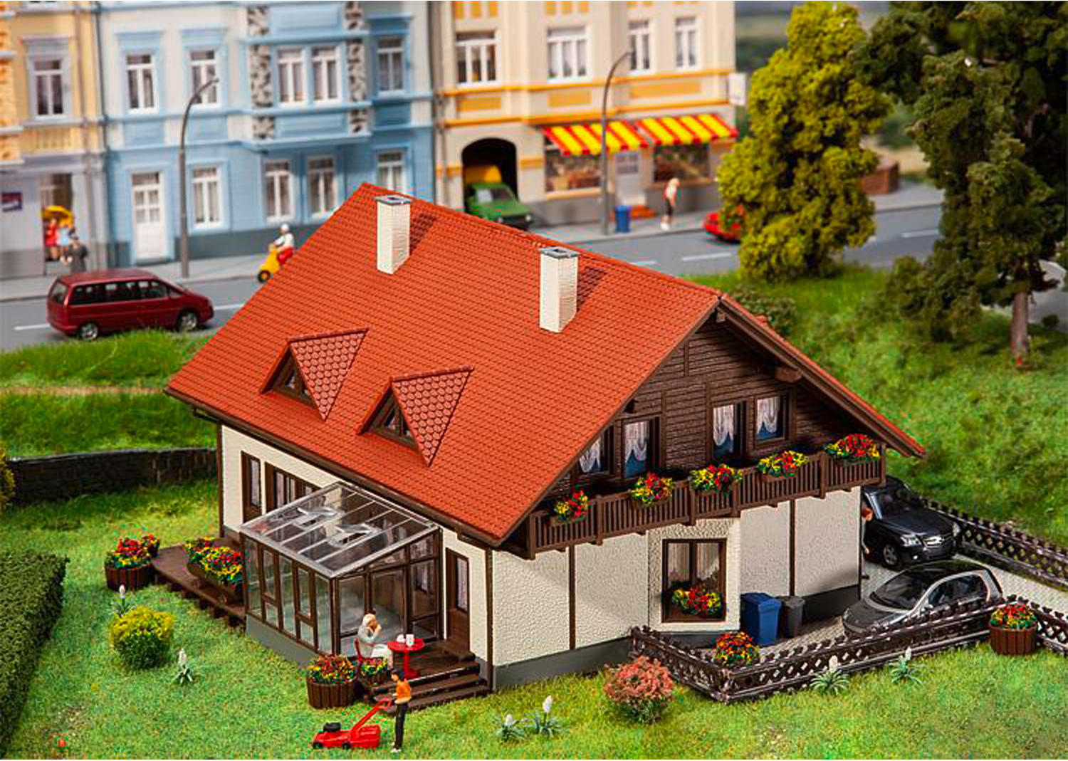 Faller 131549 Doppelhaus Moosgrund 