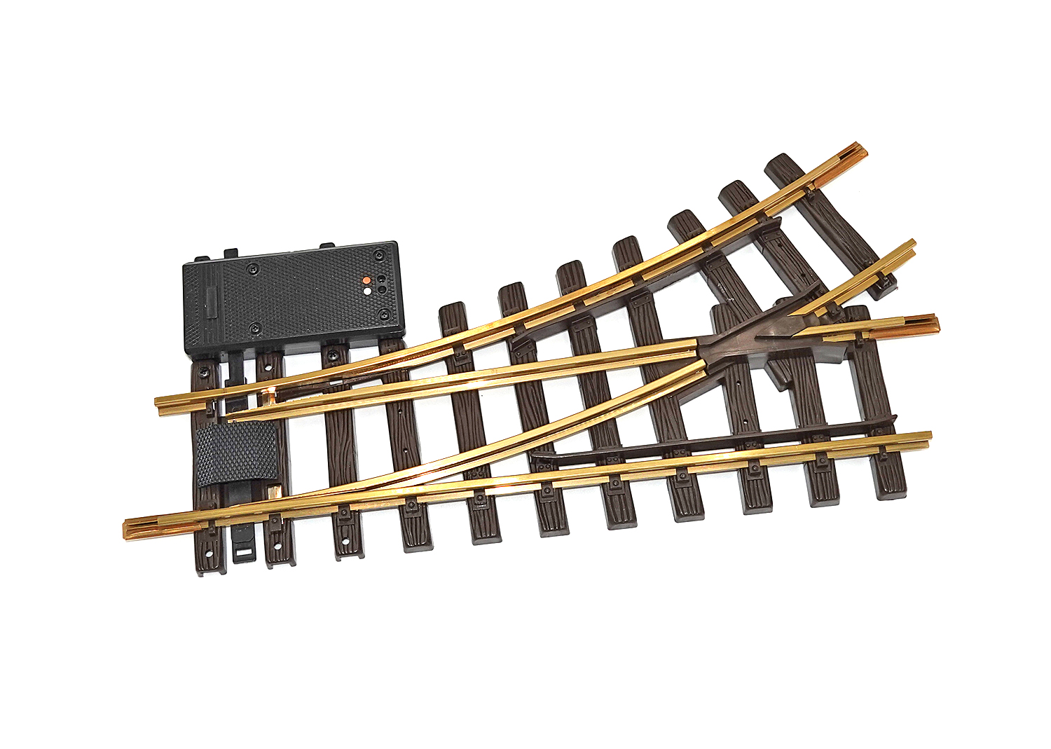 LGB 1215 Spur G elektr. Weiche links R1 30° 