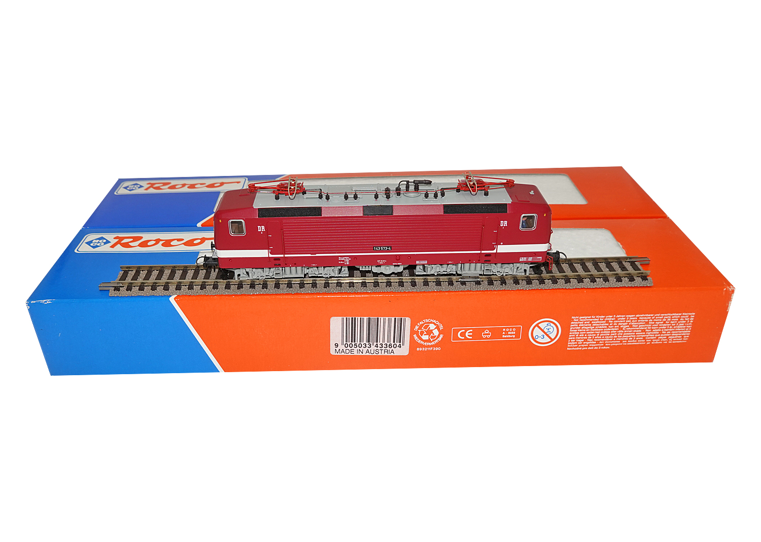 Roco 43680 DR E-Lokomotive BR 143 573-4 DC 
