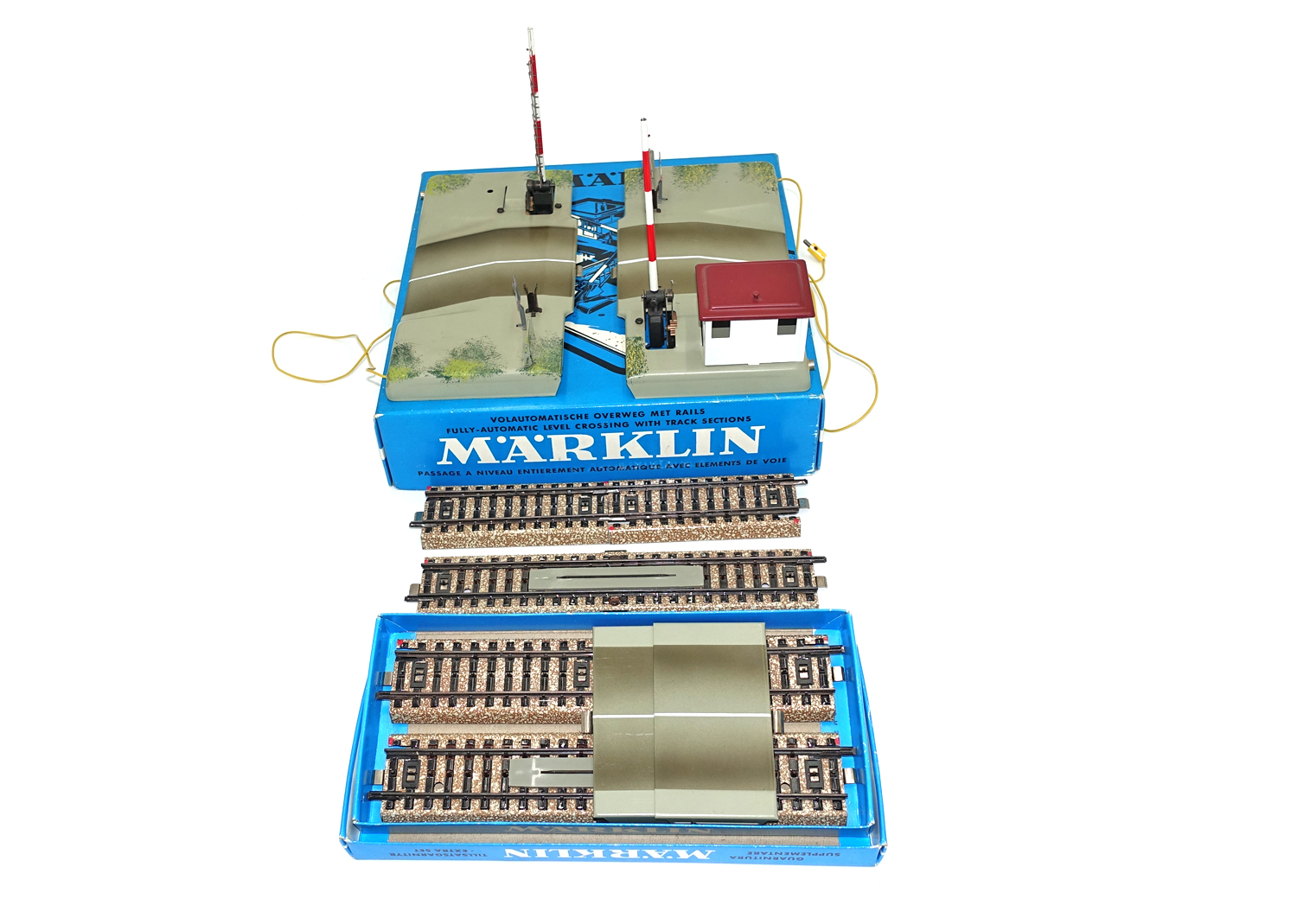Märklin 7192 Bahnübergang und 7193 Zusatzgarnitur 