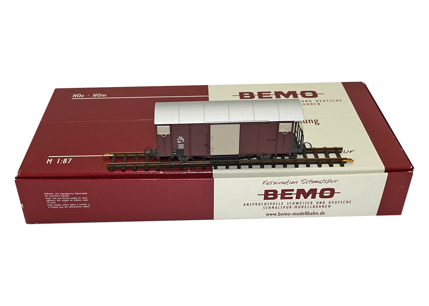 Bemo 2250102 RhB gedeckter Güterwagen Gb 5062 