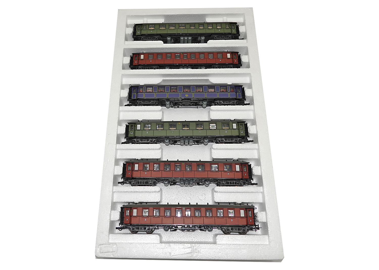 Roco 44006 Württemberg Personenwagen-Set 6-tlg. 1909-1918 DC 
