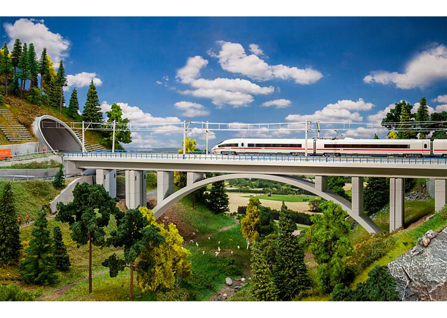 Faller 222573 Moderne Bogenbrücke 