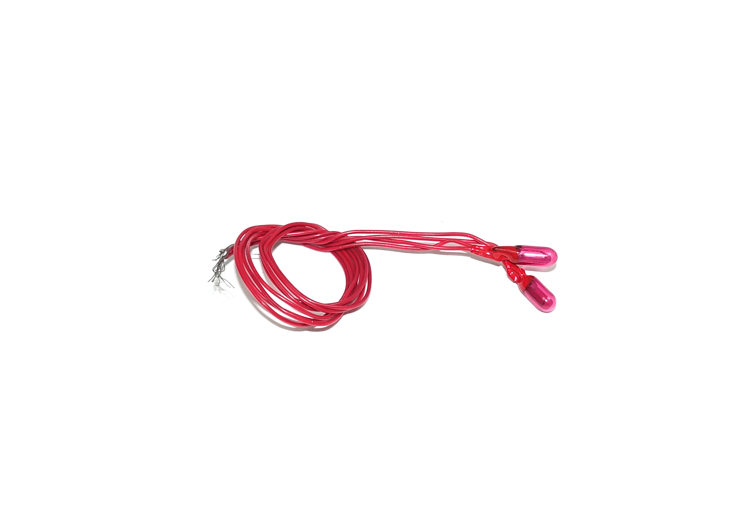 Kabelbirnen rot mit 2 Kabel 14V Kabelbirnen rot mit 2 Kabel 14V