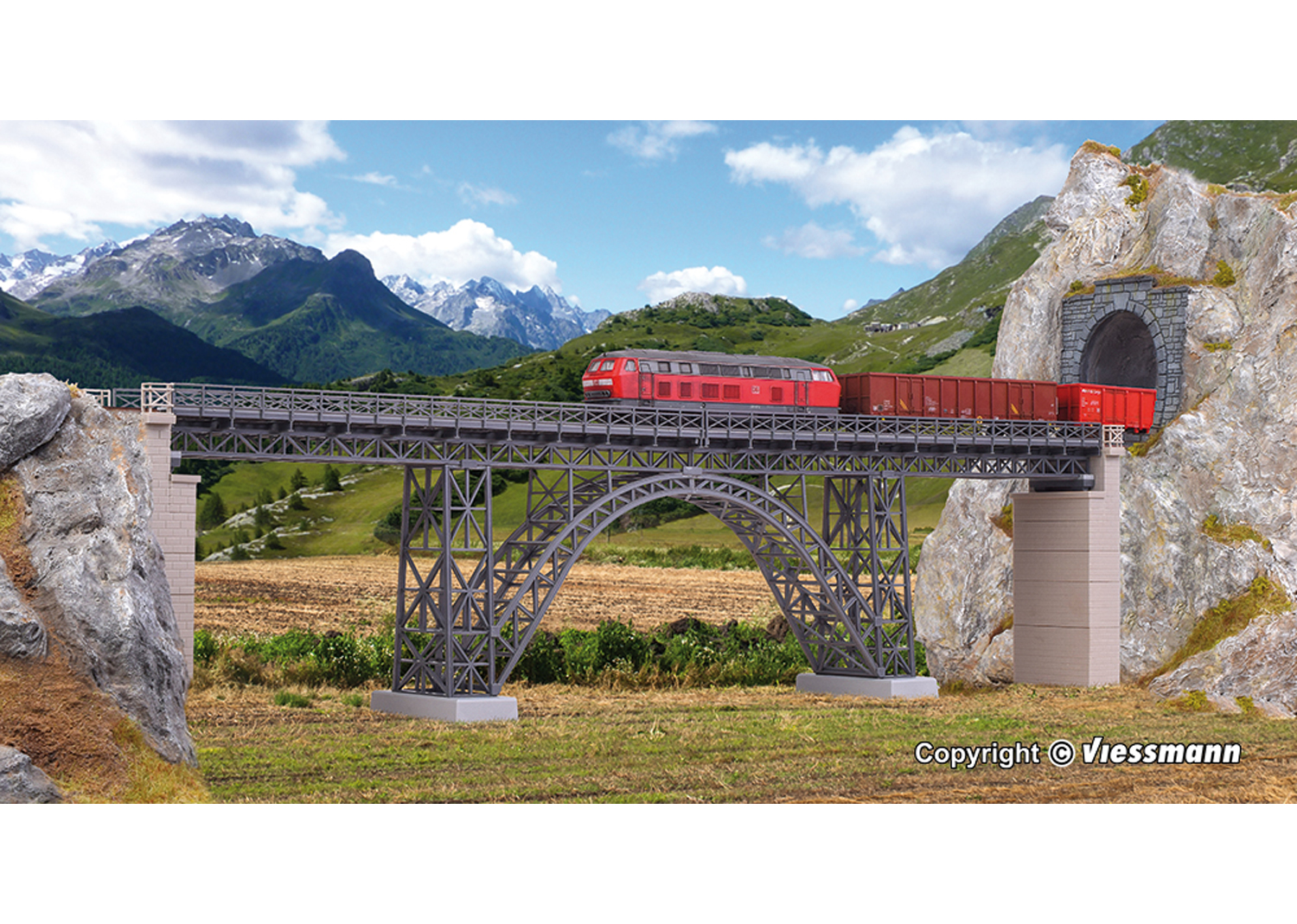 Kibri 39704 H0 Stahlträger-Viadukt Müngstertal, eingleisig 