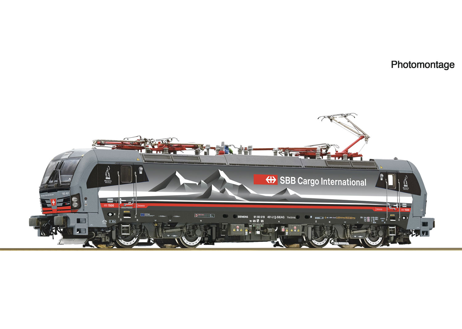 Roco 7520107 SBB E-Lokomotive 193 Cargo Intern. AC 