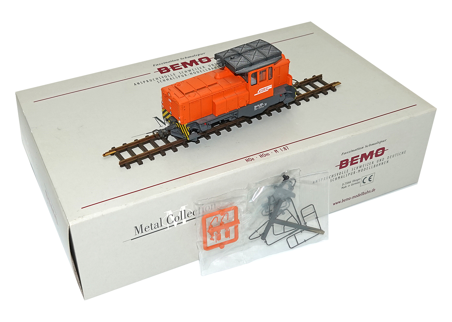 Bemo 1275113 RhB H0m Dieselrangierlok GM 3/3 Nr. 233 DC 