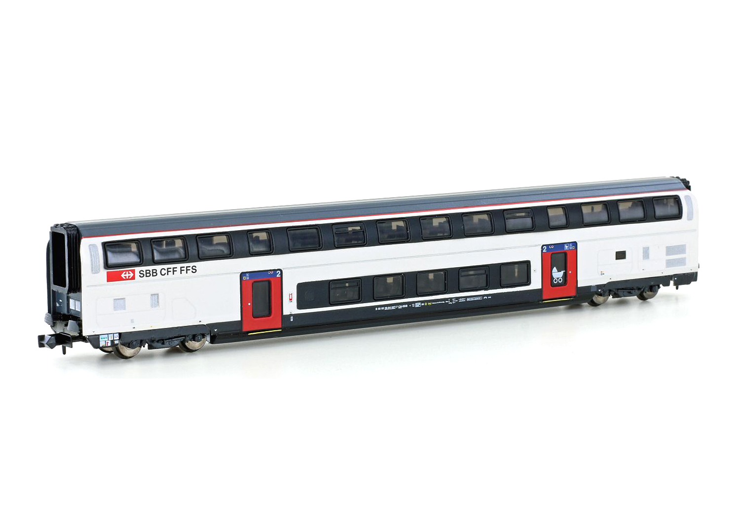 Hobbytrain 25121 SBB IC2020 Dosto Wagen 2.KL. REFIT 