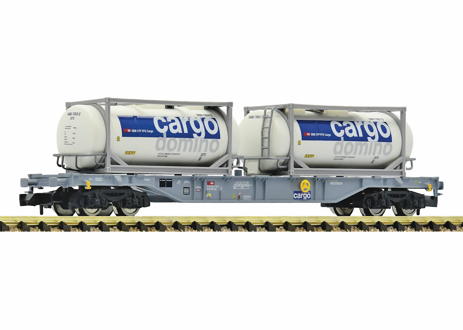 Fleischmann 6660036 SBB Containertragwagen Cargo  Fleischmann 6660036 SBB Containertragwagen Cargo