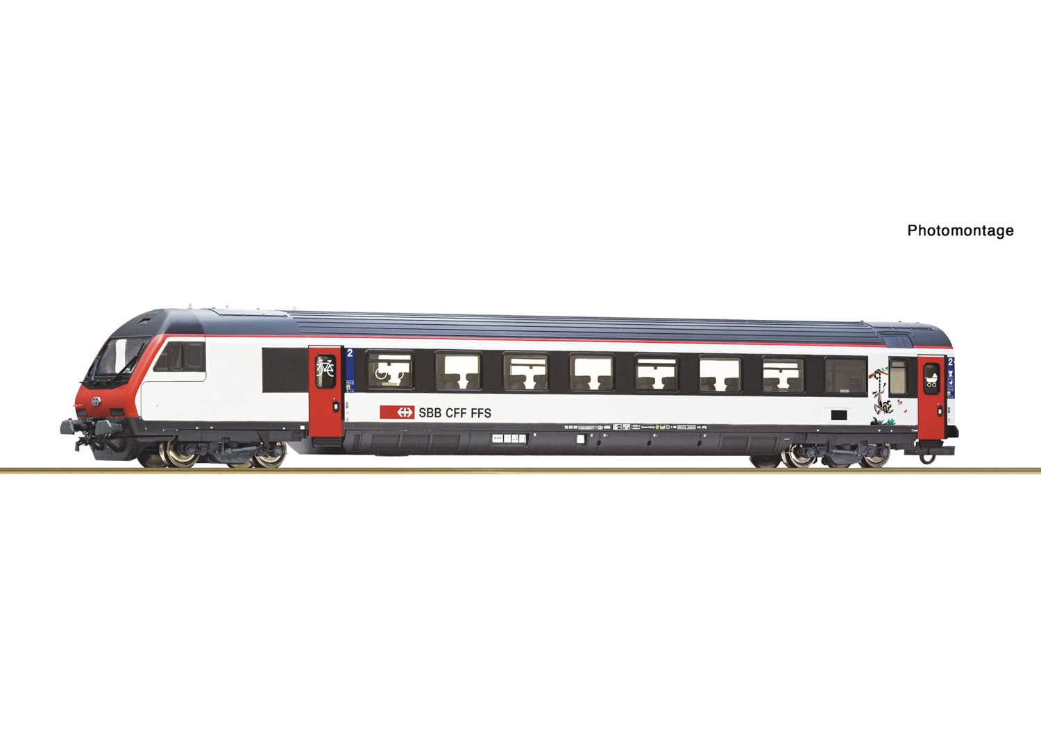 Roco 6210199 SBB Steuerwagen 2. Klasse für EW-IV-Pendelzüge DCC 