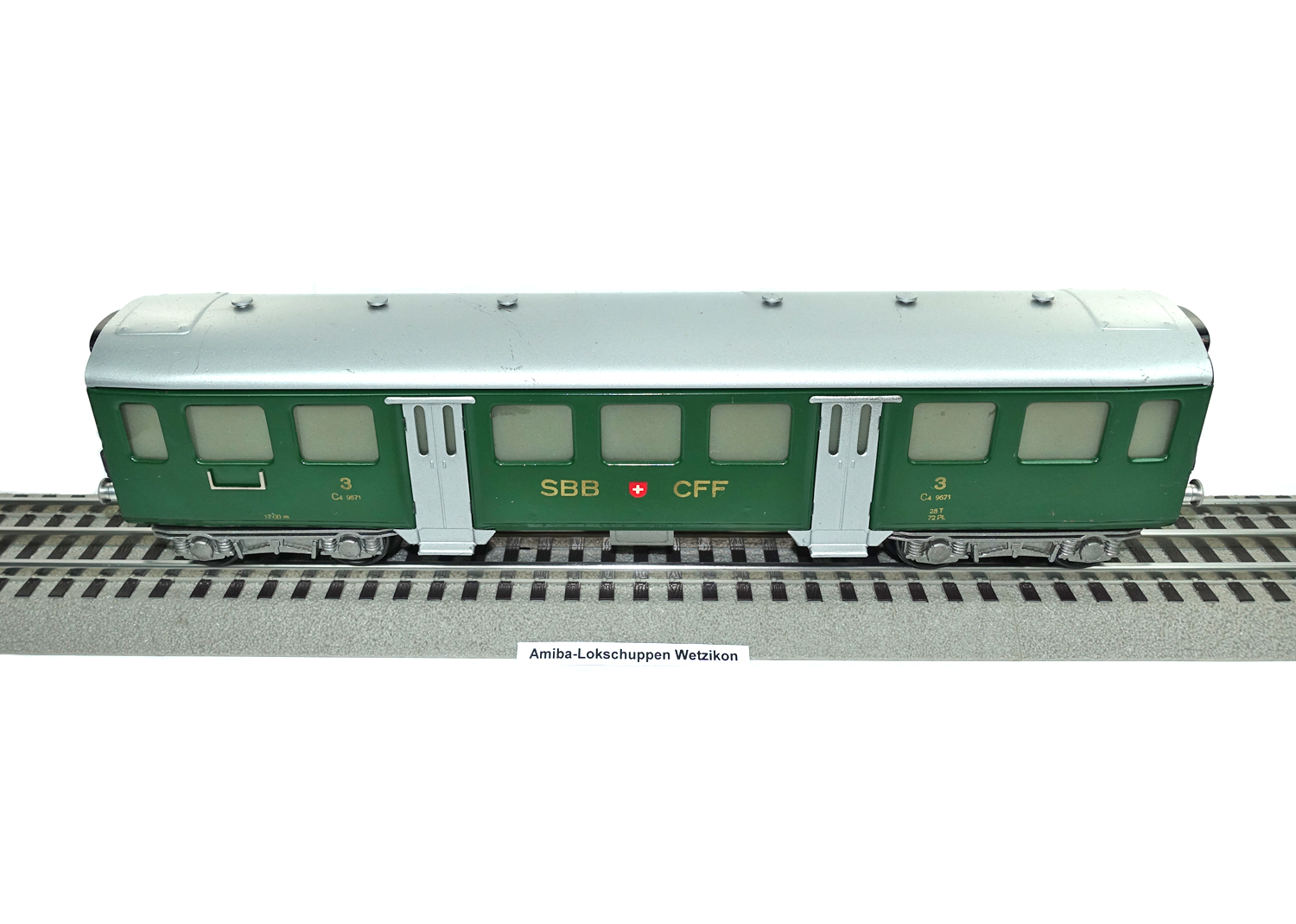 Hag 810 Personenwagen 3. Klasse grün (32cm) 