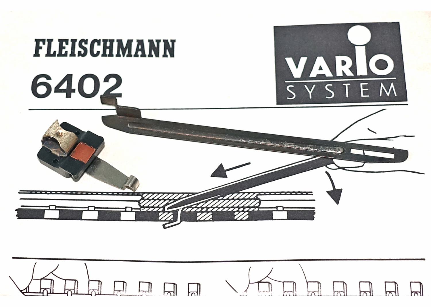 Fleischmann 6402 Schaltschiene 