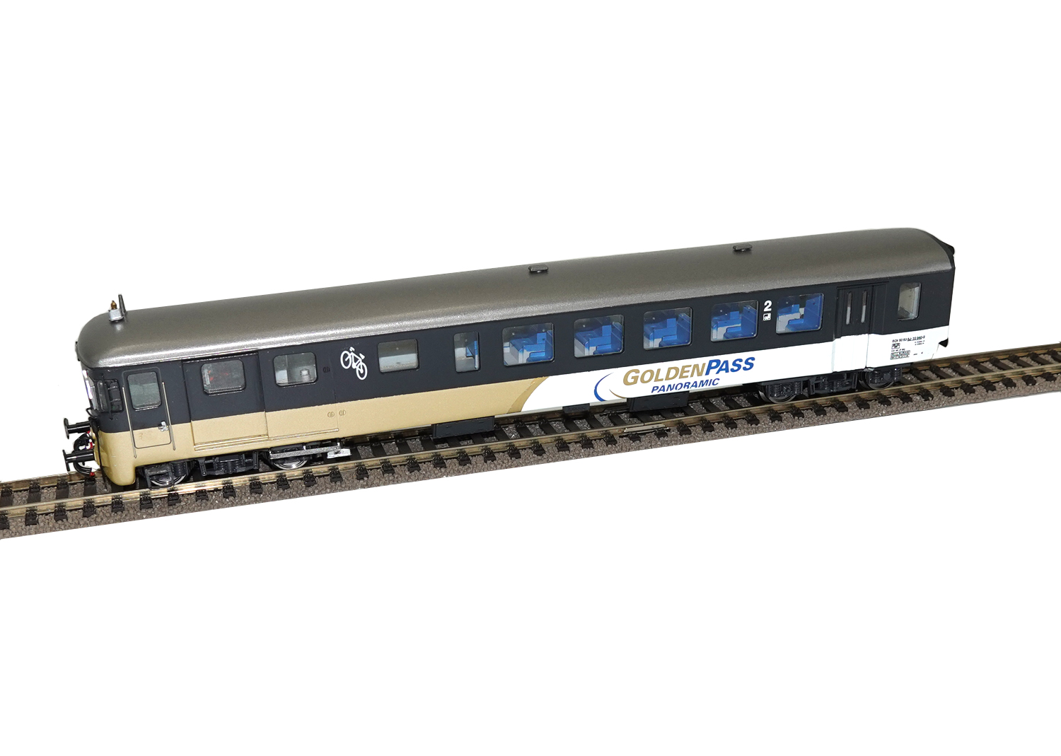 EMB H0 BLS Steuerwagen Goldenpass BDt 940 DCC