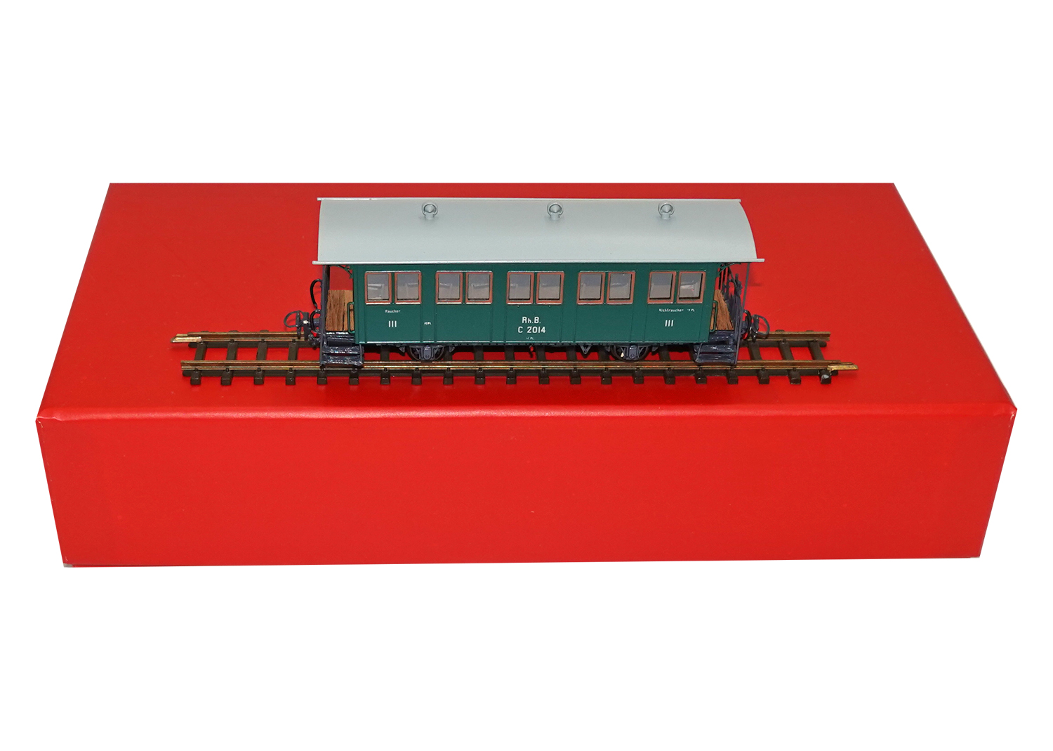 Motreno C2014 H0m RhB Personenwagen C 2014 grün  