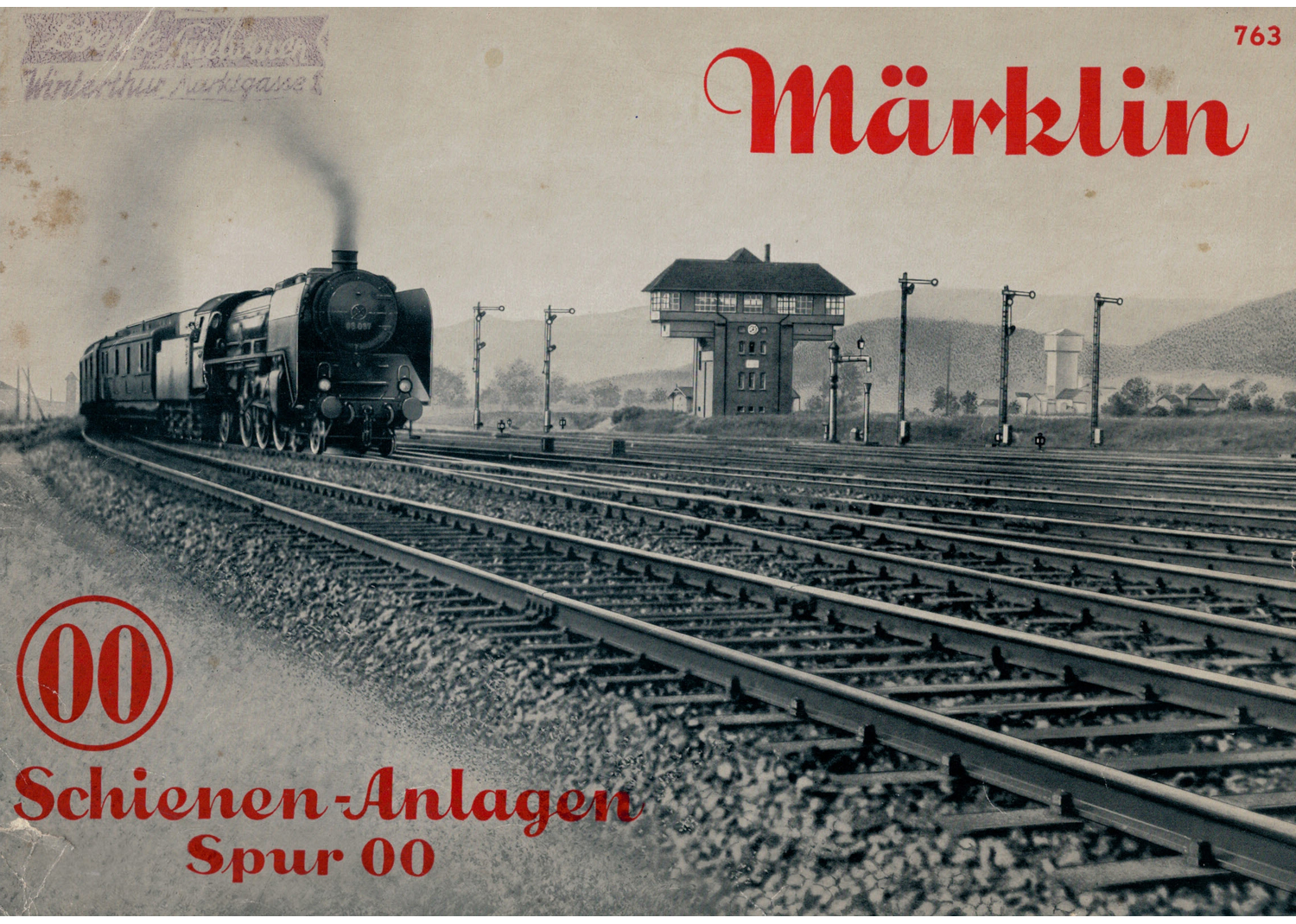 Märklin 763 Schienenanlagen 1938 Spur 00