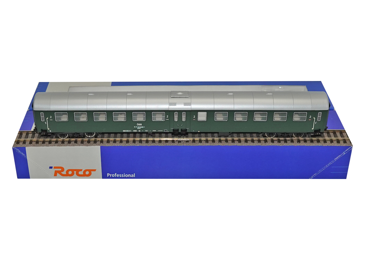 Roco 45527 ÖBB Mitteleinstiegswagen 2. Kl. grün DC 