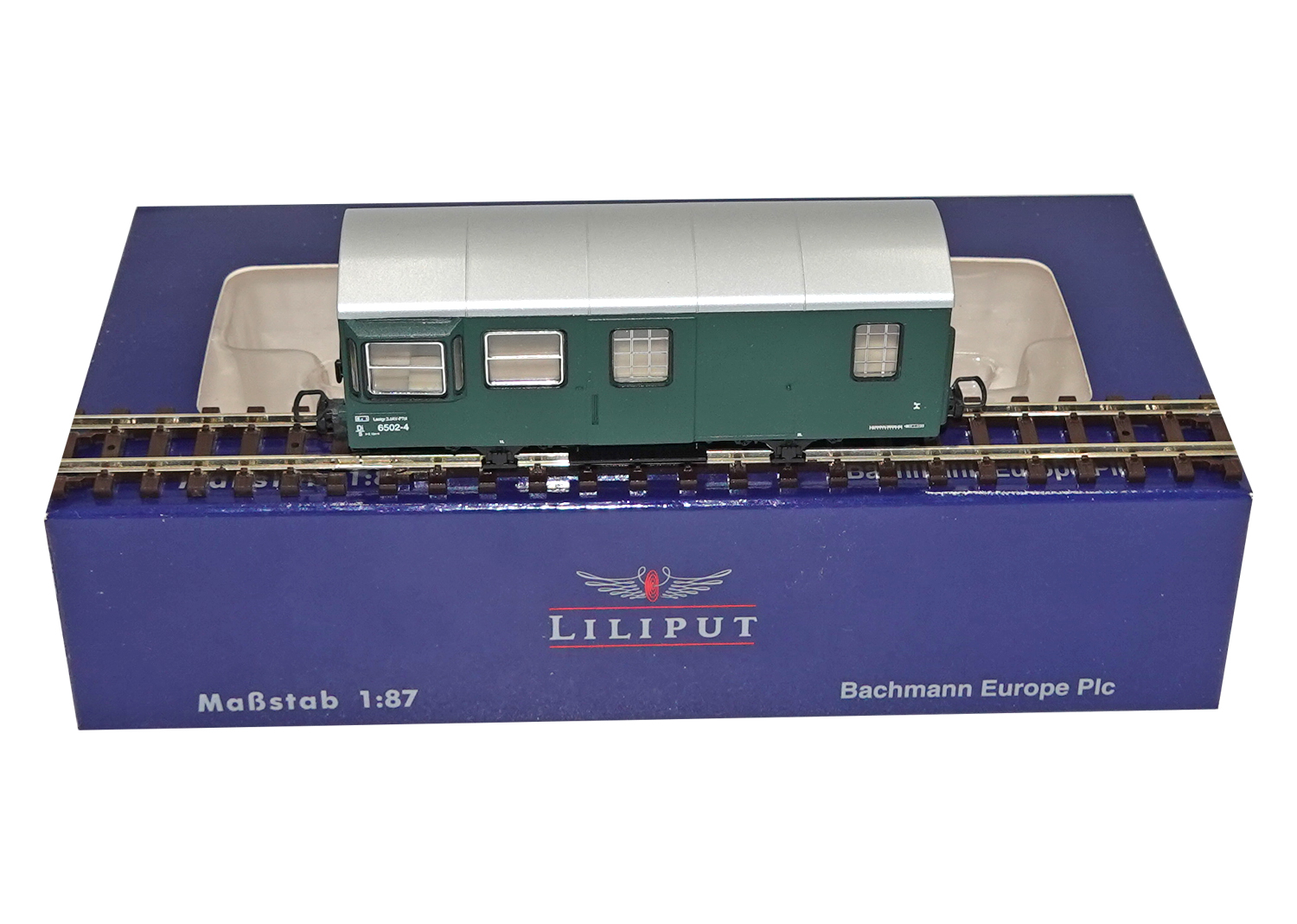 Liliput 376925 H0e ÖBB Dienst/Gepäckwagen grün 6502-4 