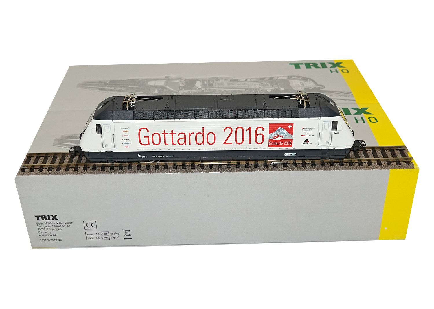 Trix 22391 SBB E-Lok Doppelpack Serie 460 + Re 4/4 II Gottardo DCC/mfx 
