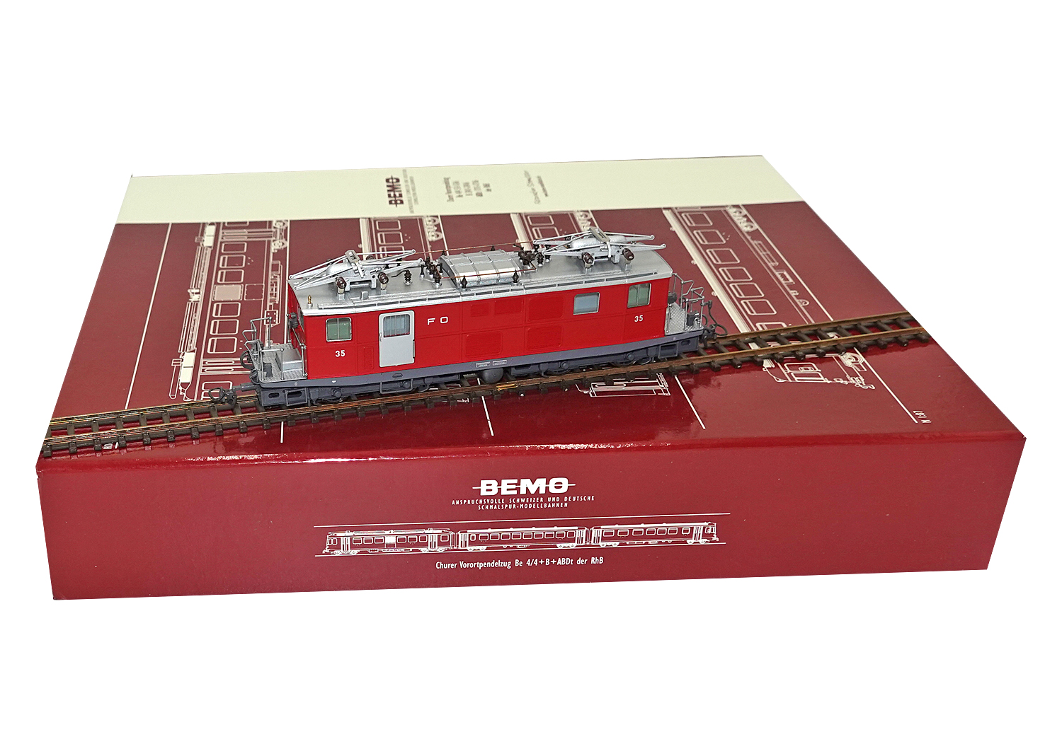 Bemo 1261205 FO Elektrische Lok HGe 4/4 Inr. 31 DC 