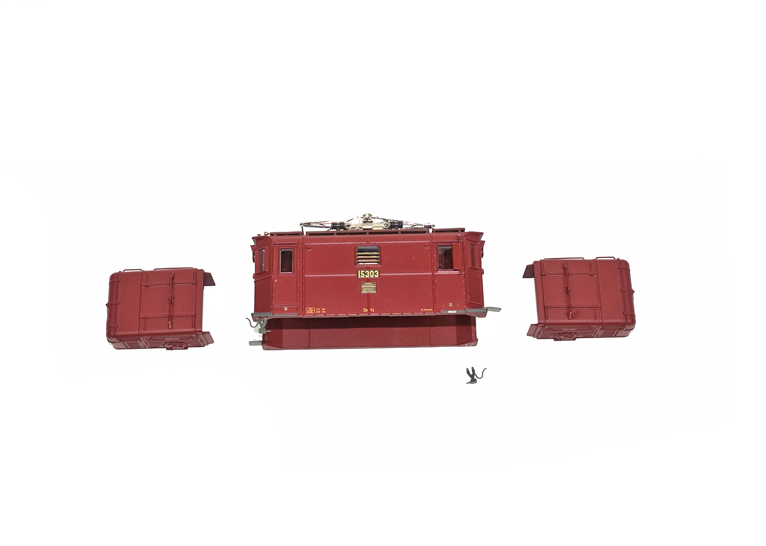 Märklin 37521 Gehäuse inkl. 2 vorbauten De 6/6 Seetal-Krokodil 