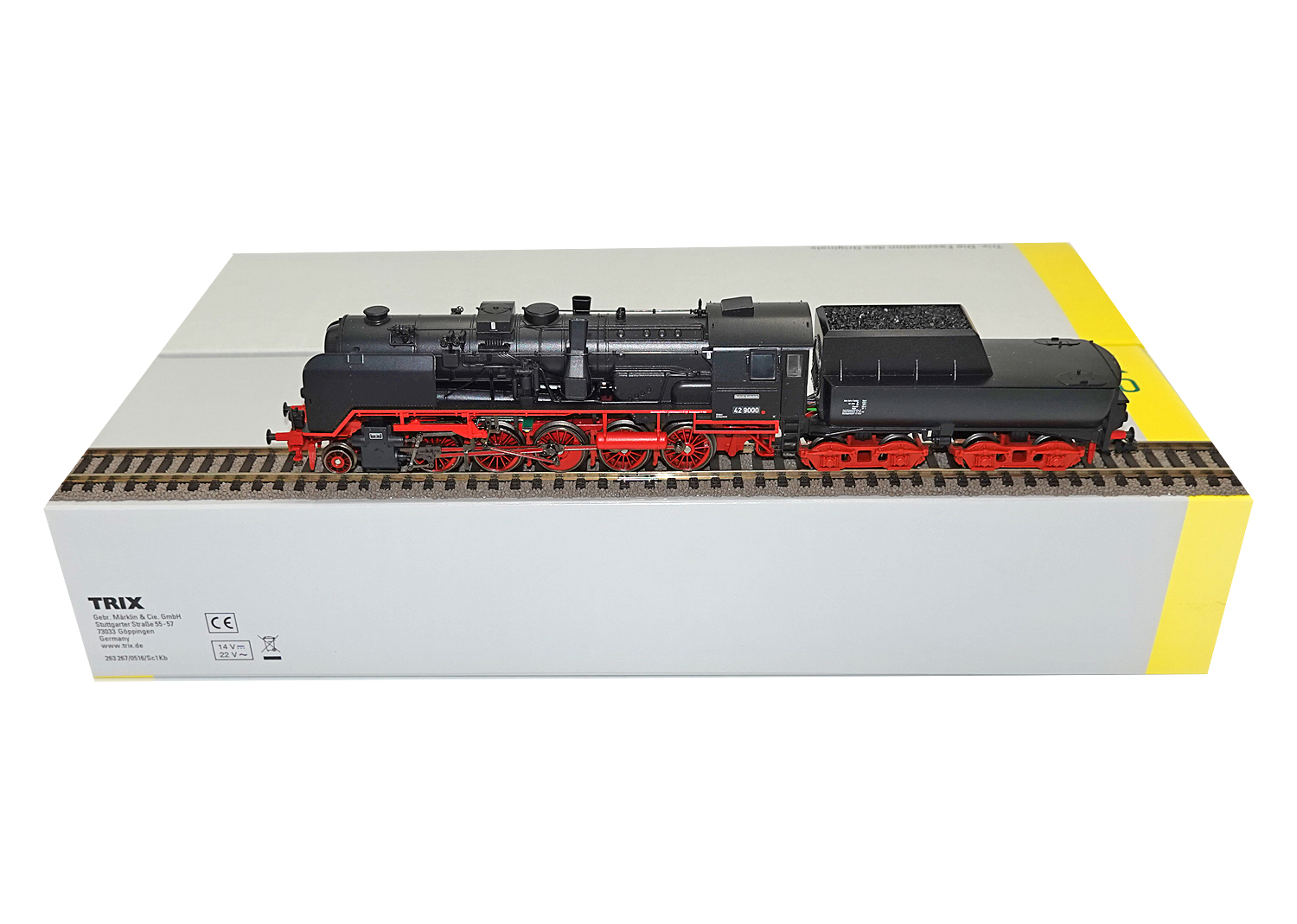 Trix 22429 DB Dampflokomotive BR 42.90 Franco-Crosti DCC / mfx 