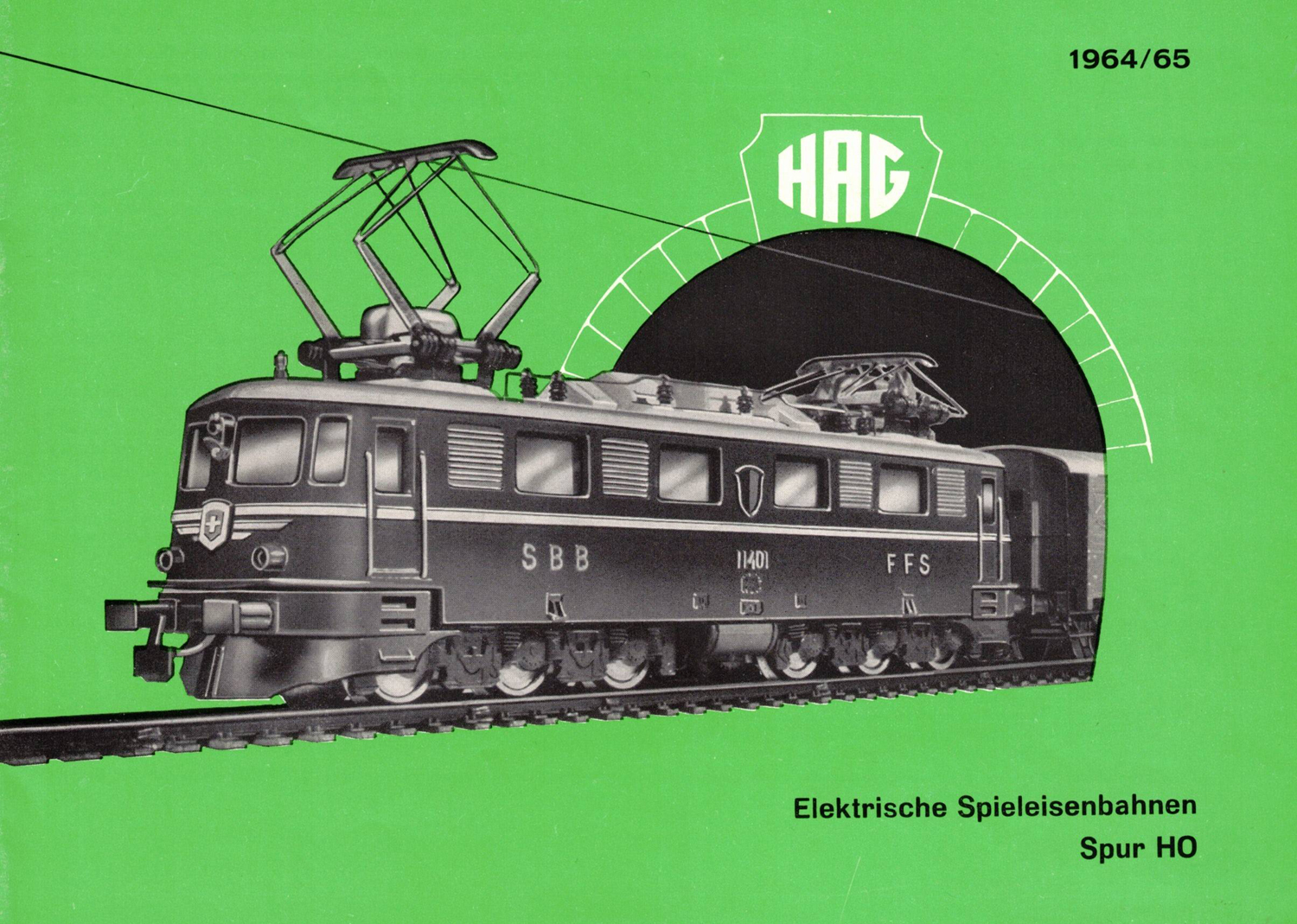 Hag H0 Katalog 1964/65 grün