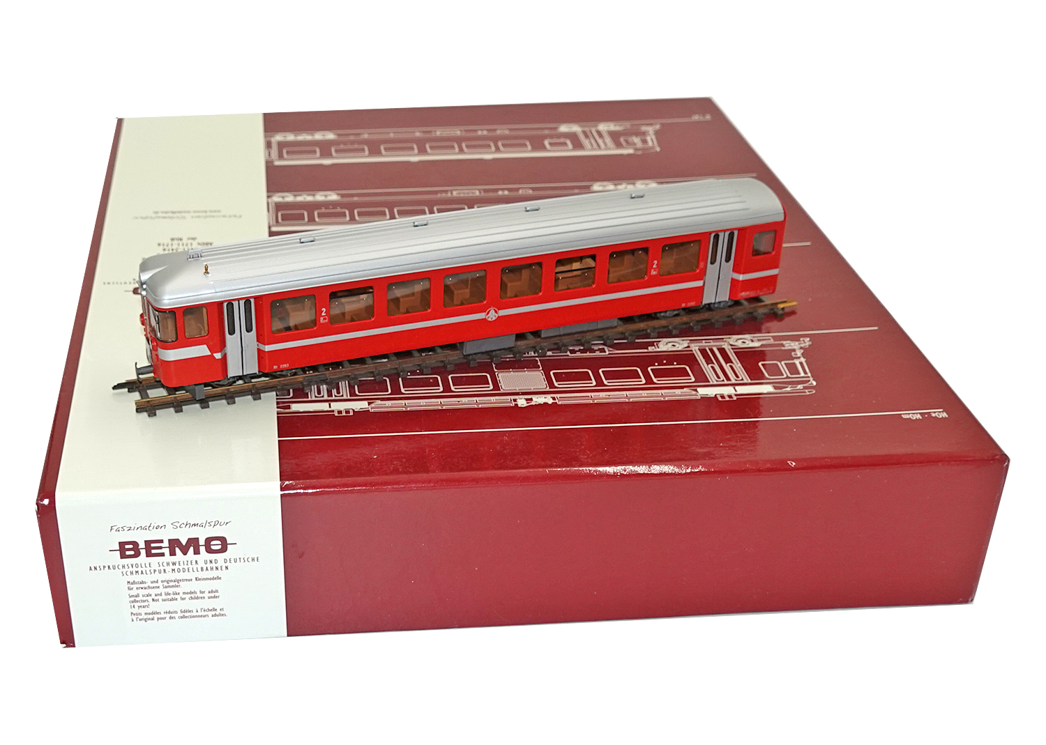 Bemo 3279513 BVZ BT 2253 Steuerwagen 