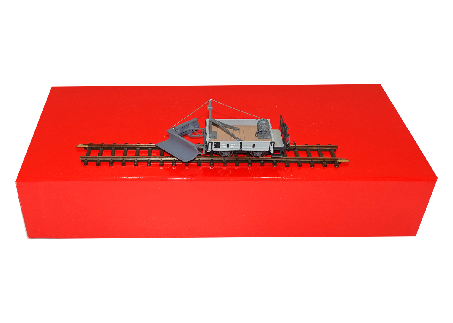 Friho 399 H0m MOB Niederbordwagen mit Schneepflug M 91 