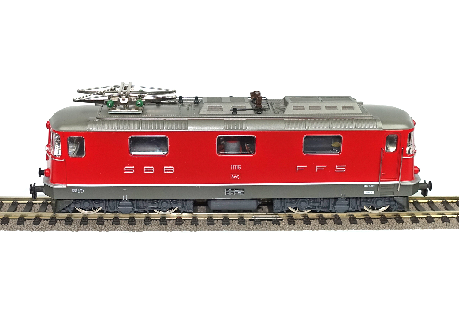 Hag 163 SBB Re 4/4 II 11116 Zürich rot DC  Hag 163 SBB Re 4/4 II 11116 Zürich rot DC