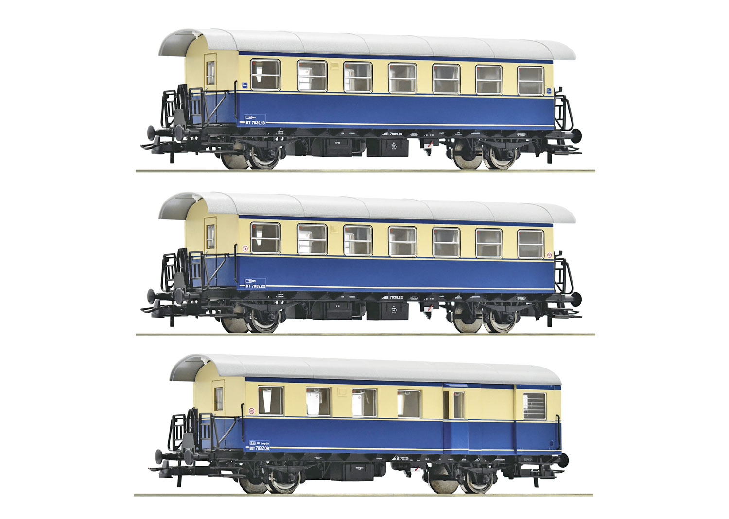 Roco 74192 ÖBB 3-tlg. Set: Spantenwagen 