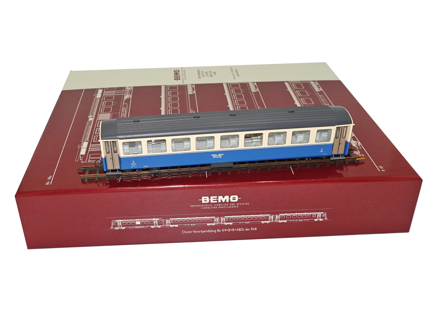 Bemo 3290301 MOB Personenwagen B 201  Bemo 3290301 MOB Personenwagen B 201