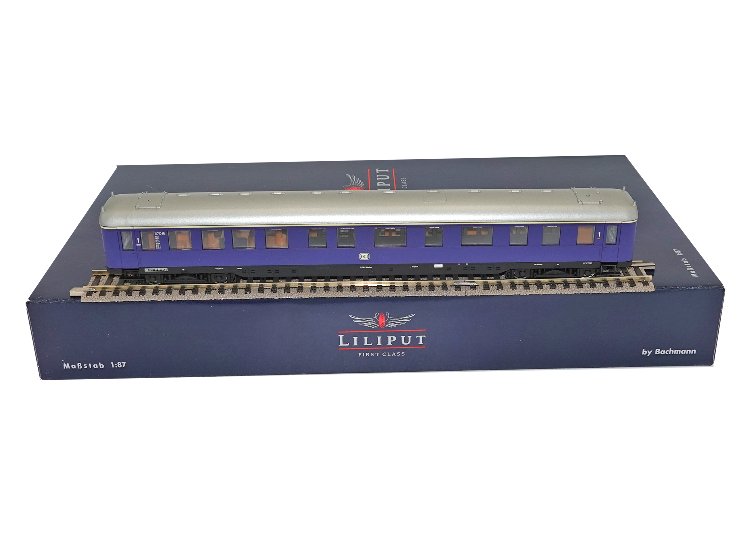 Liliput 383011 DB Salonwagen blau Ep. III DC 