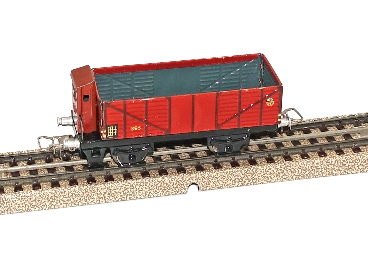 Märklin 371 offener Güterwagen mit BRH braun 