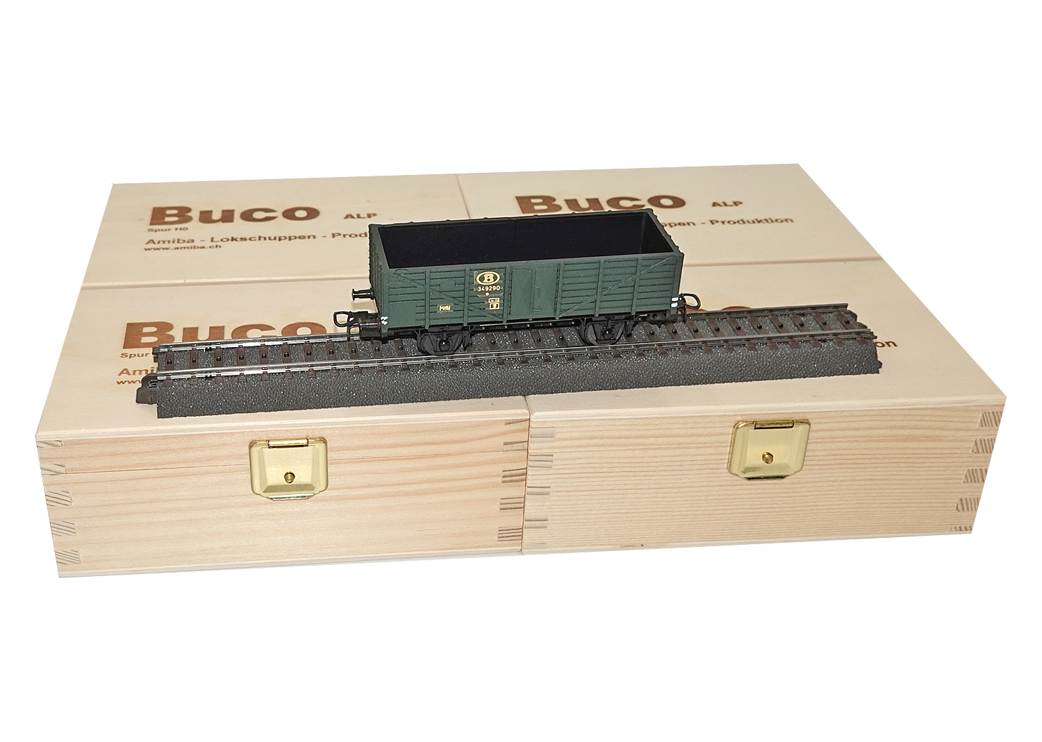 Buco H0 10411 B Hochbord Güterwagen AC 