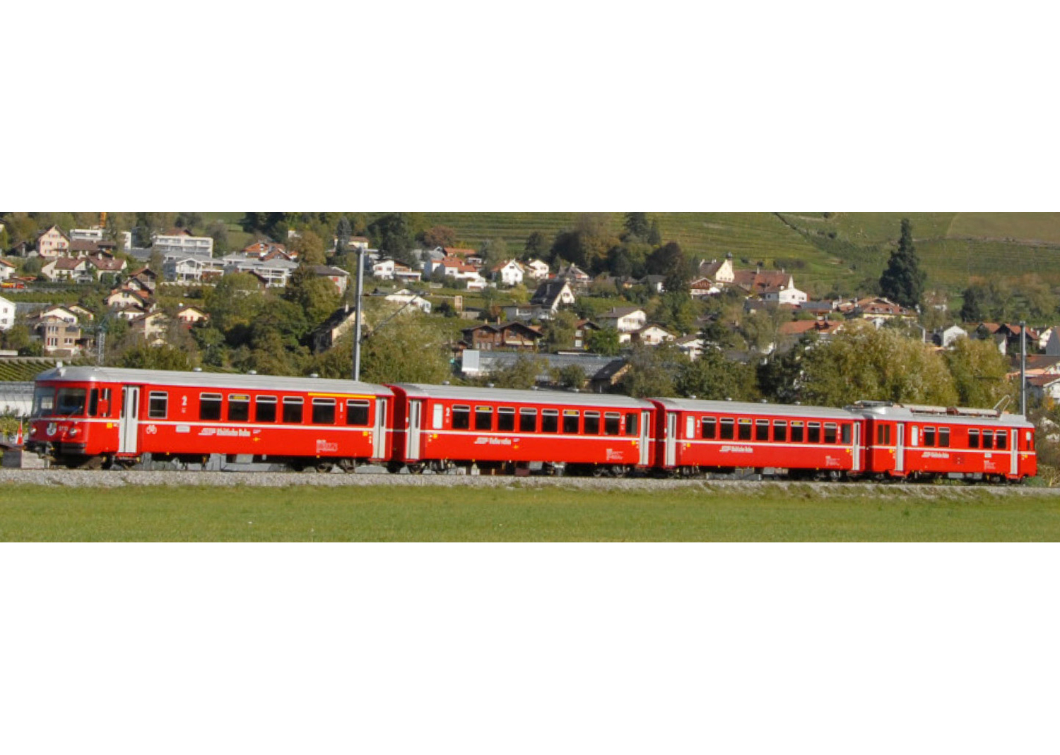 Bemo 7343156 RhB Be 4/4 516/ ABDt 1711 Pendelzug mit Sound  Bemo 7343156 RhB Be 4/4 516/ ABDt 1711 Pendelzug mit Sound